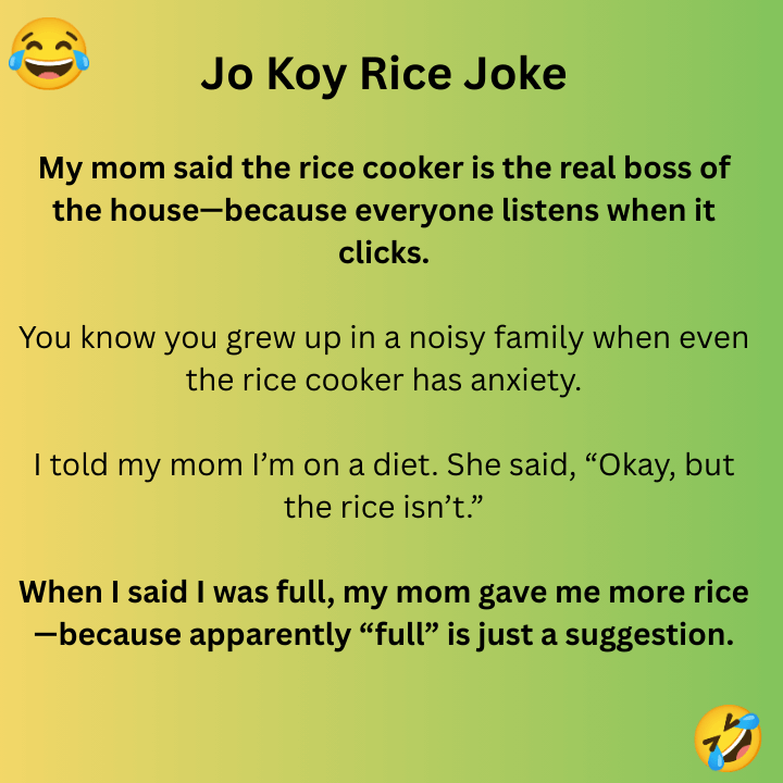 Jo Koy Rice Joke