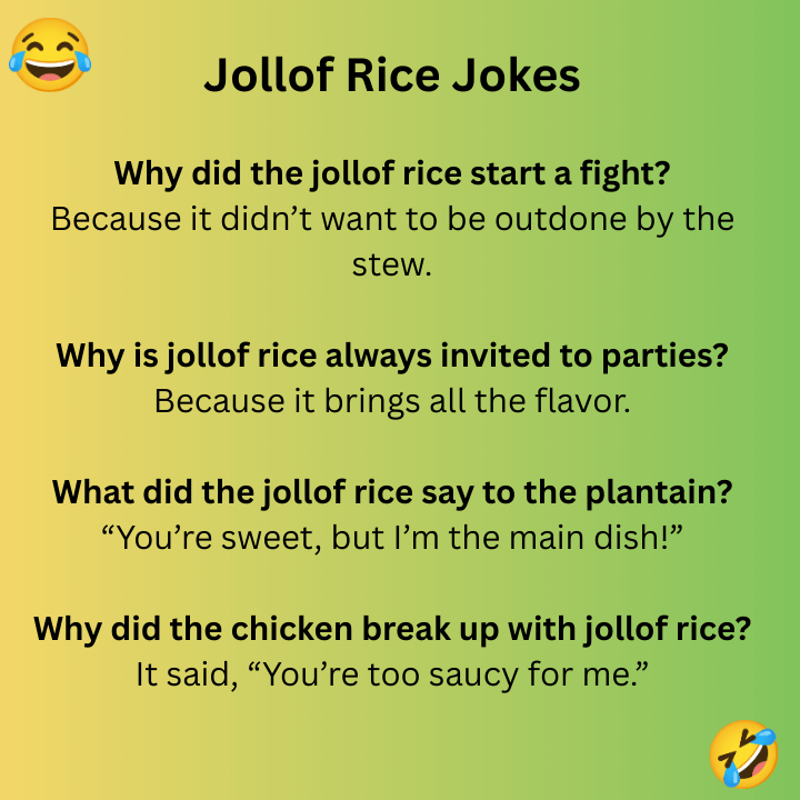 Jollof Rice Jokes 