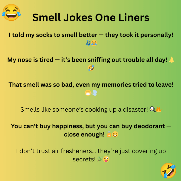 Smell Jokes One Liners