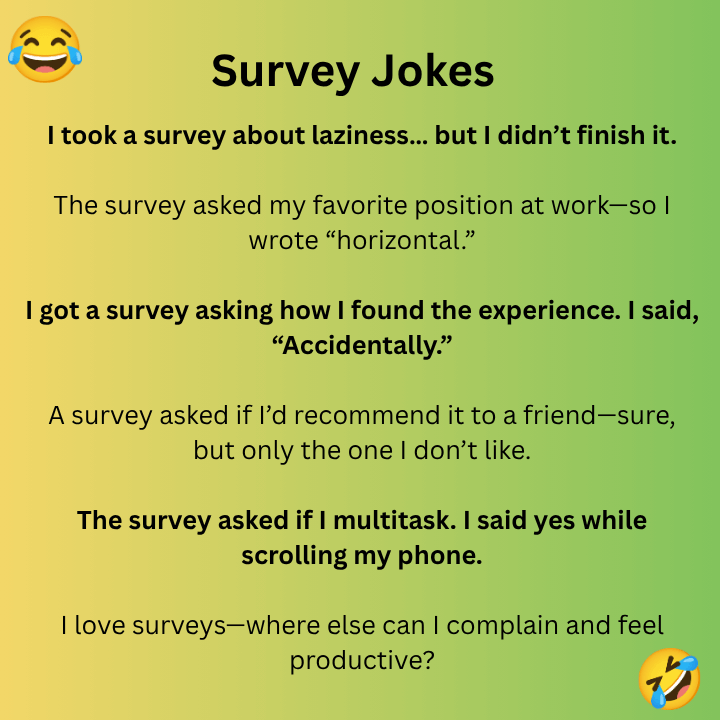 Survey Jokes 