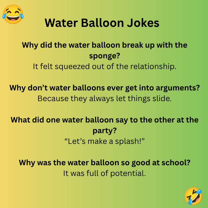 Water Balloon Jokes