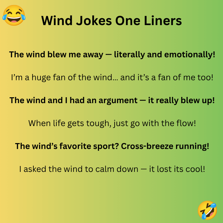 Wind Jokes One Liners