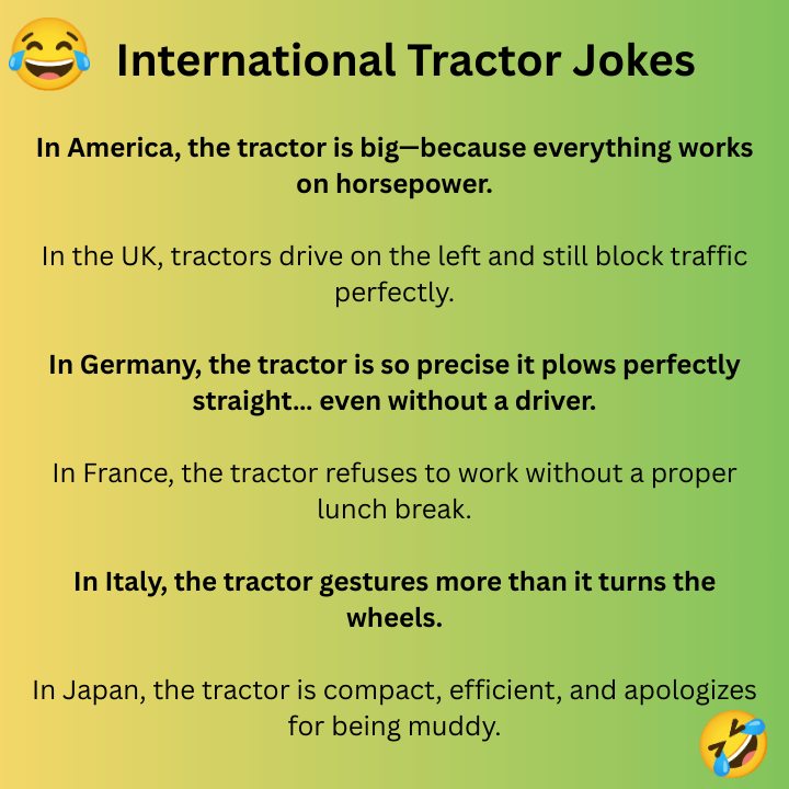 International Tractor Jokes