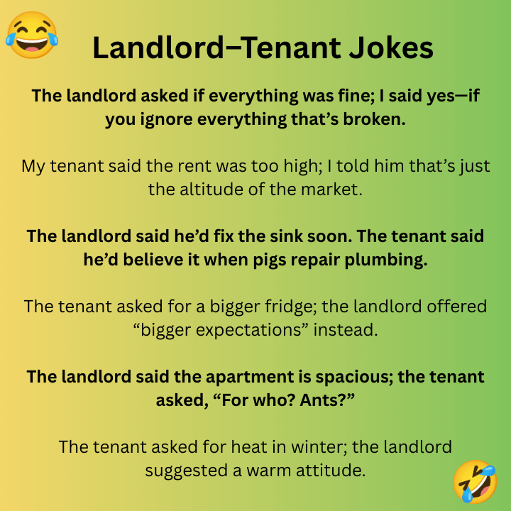 Landlord–Tenant Jokes