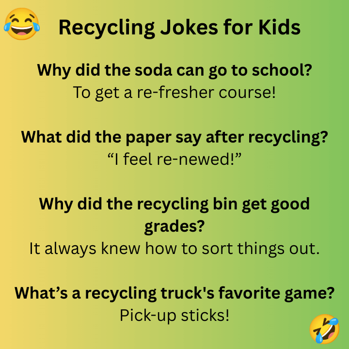 Recycling Jokes for Kids