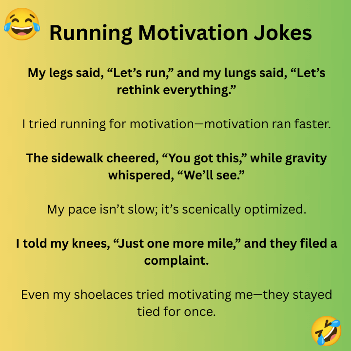 Running Motivation Jokes (