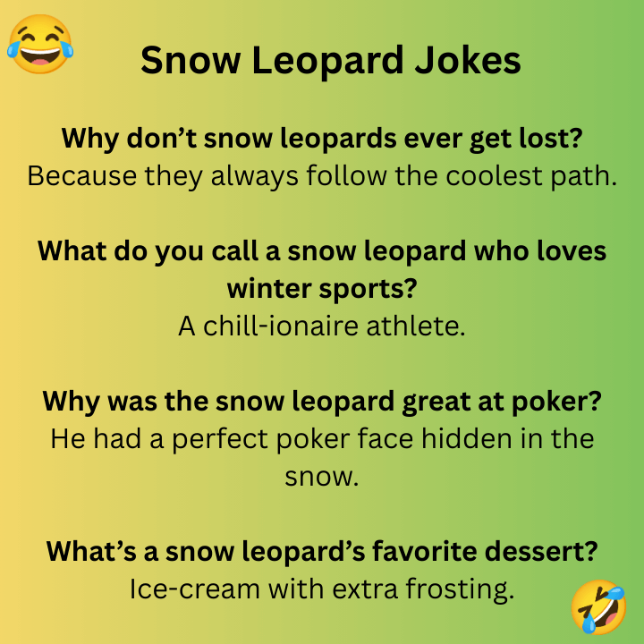 Snow Leopard Jokes