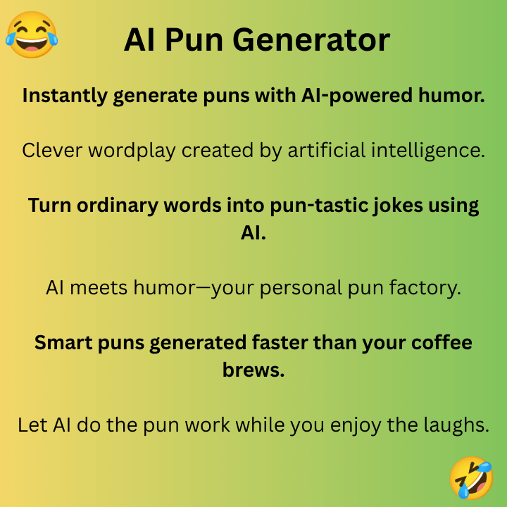 AI Pun Generator
