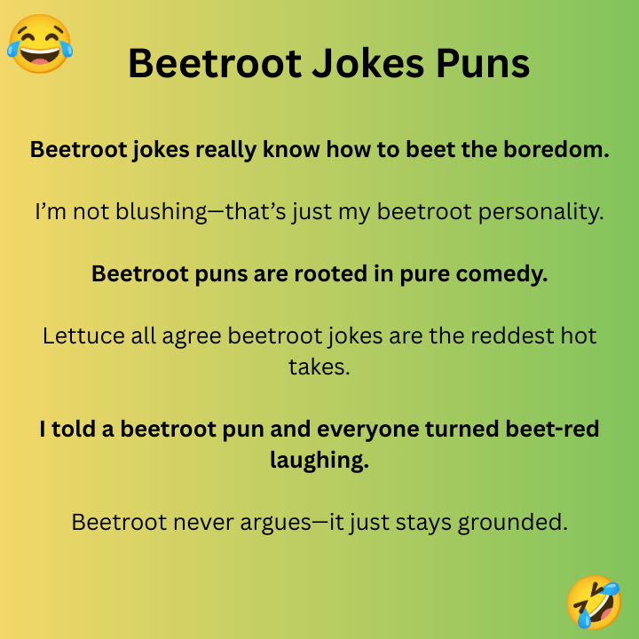 Beetroot Jokes Puns