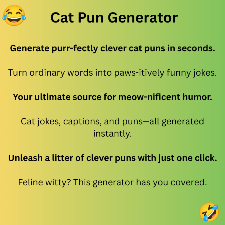 Cat Pun Generator