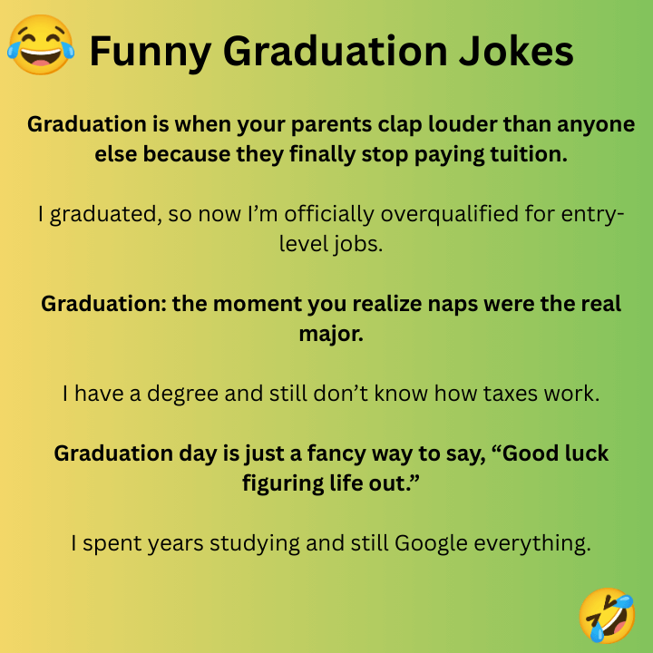 Funny Graduation Jokes 