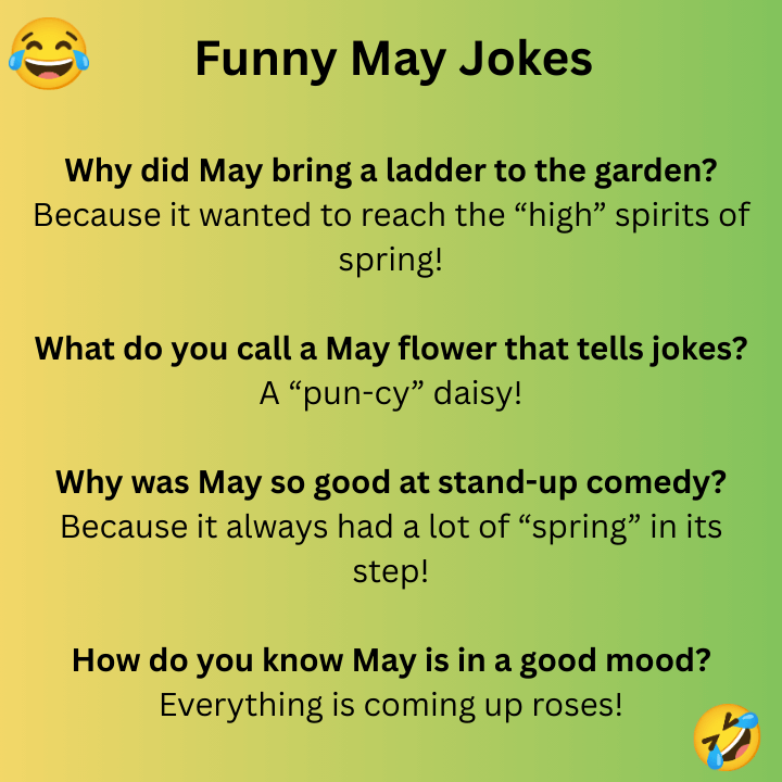 Funny May Jokes 