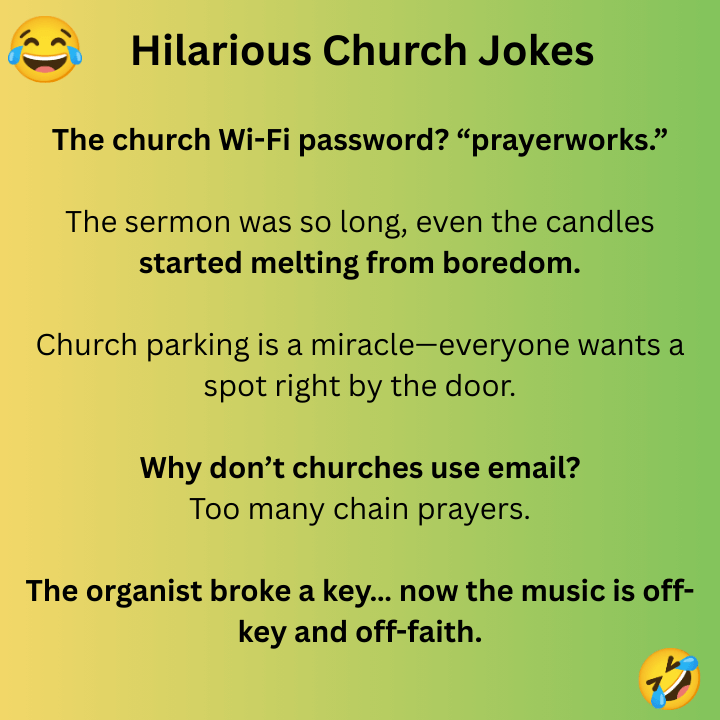 Hilarious Church Jokes