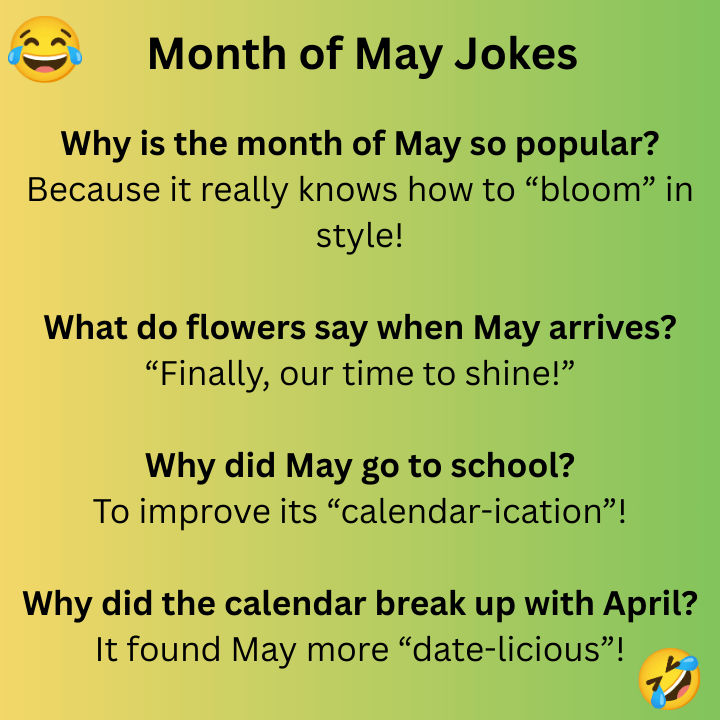 Month of May Jokes 