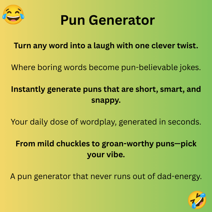 Pun Generator