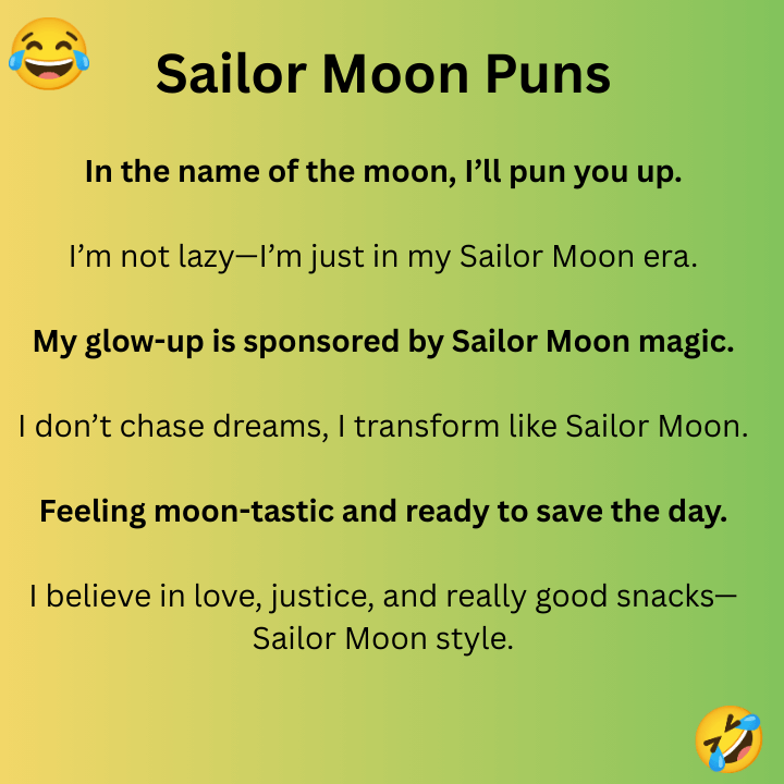 Sailor Moon Puns