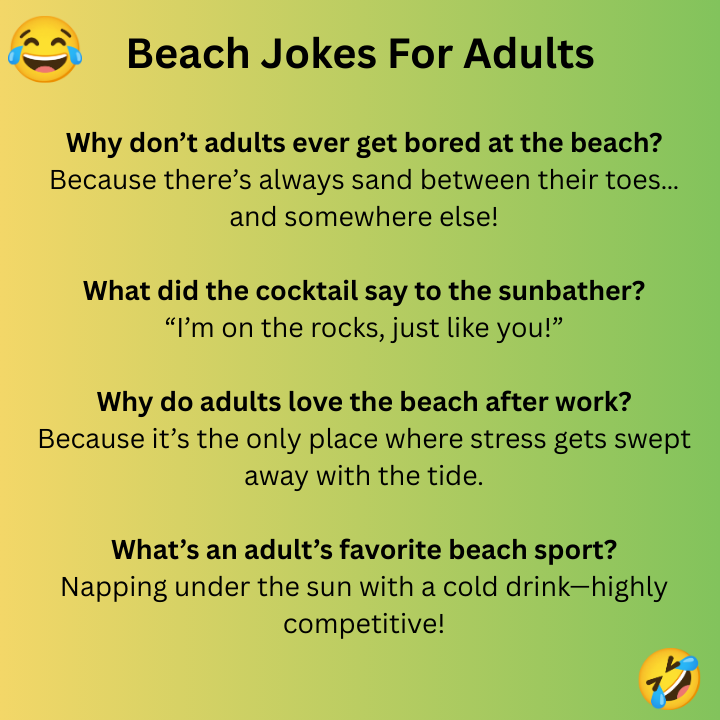 Beach Jokes For Adults