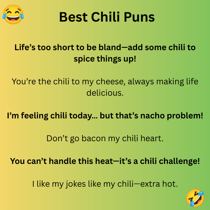 Best Chili Puns