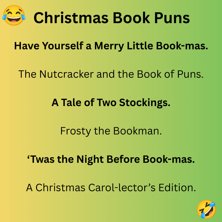 Christmas Book Puns