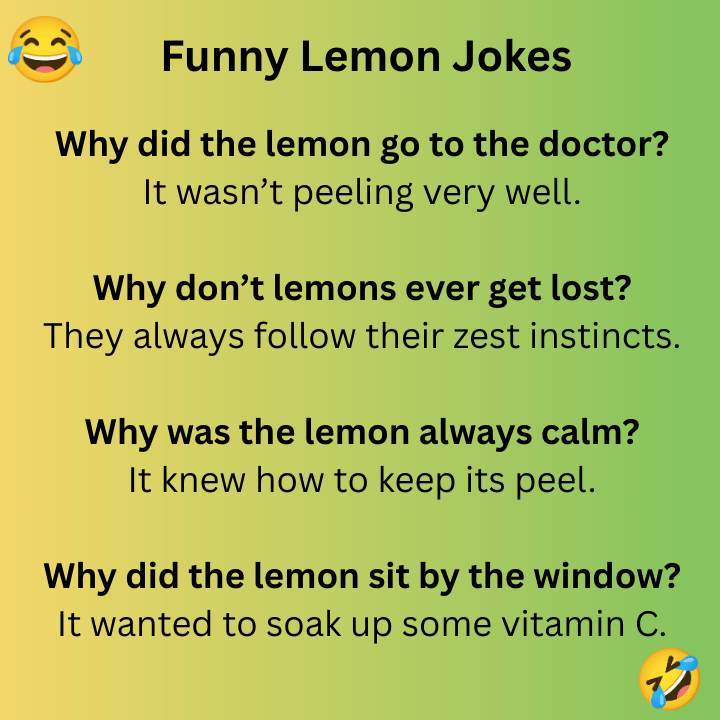 Funny Lemon Jokes