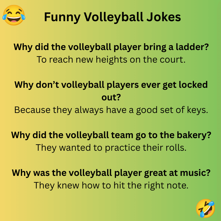 Funny Volleyball Jokes