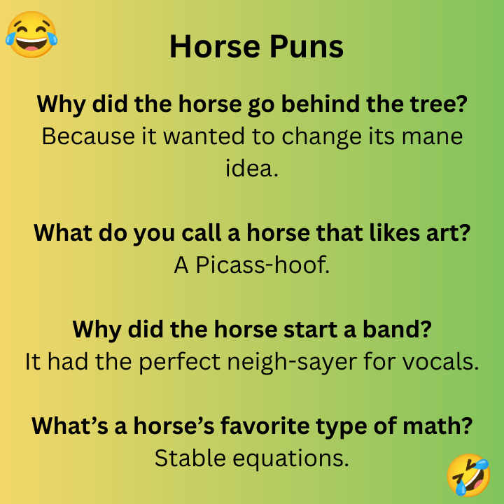 Horse Puns