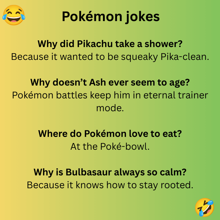 Pokémon jokes