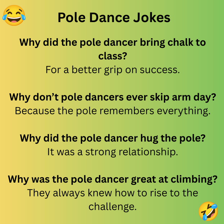Pole Dance Jokes