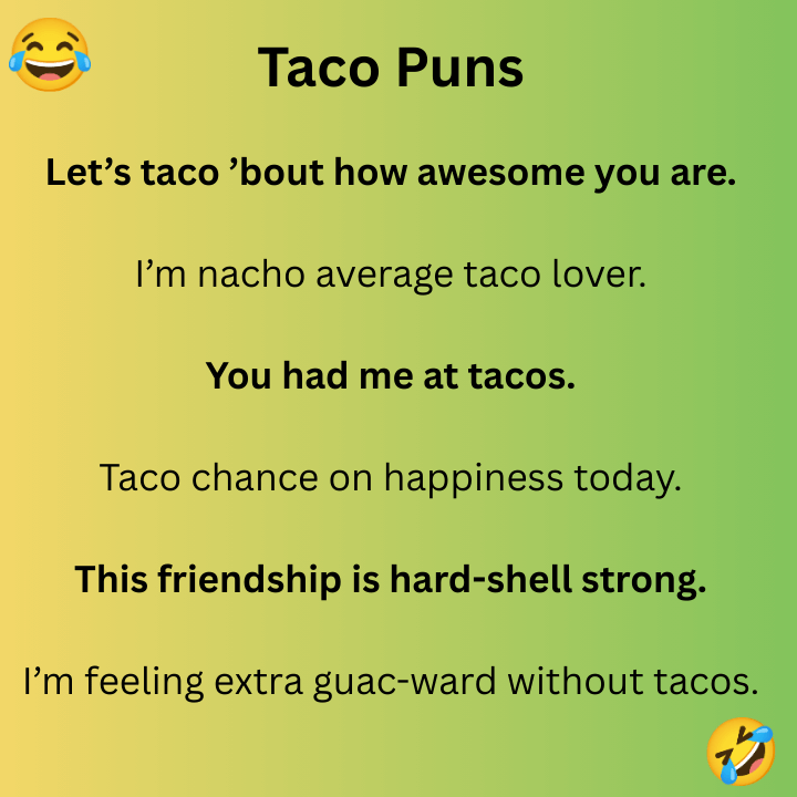 Taco Puns
