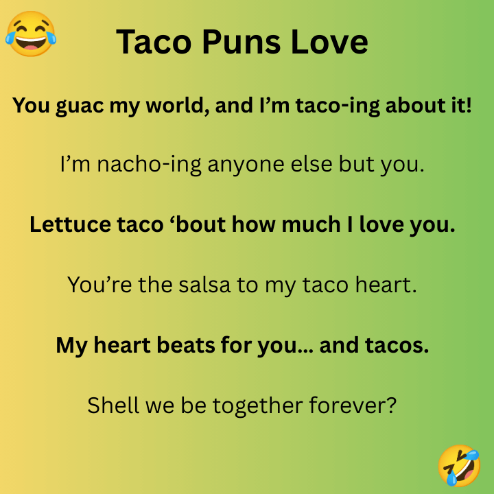 Taco Puns Love