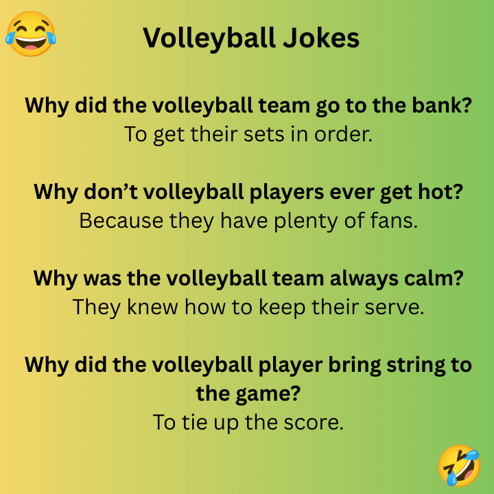 Volleyball Jokes