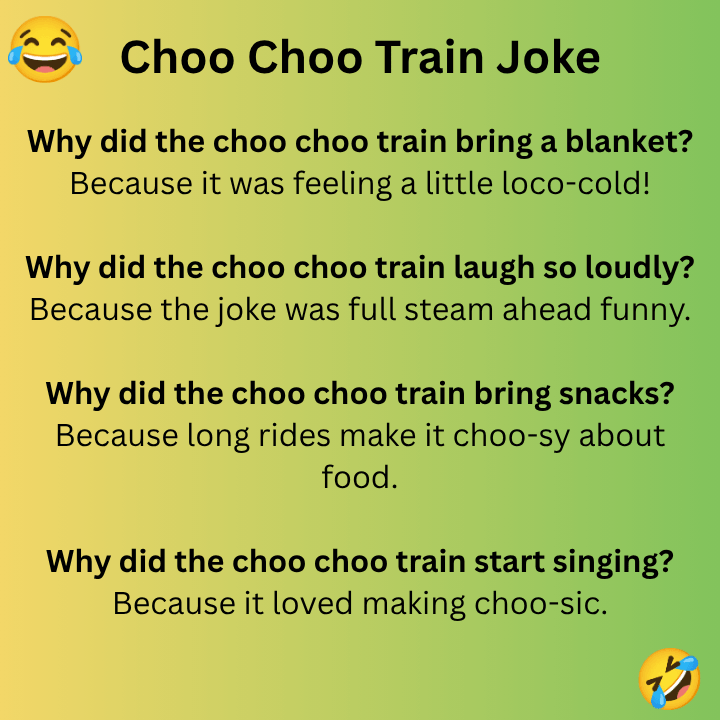 Choo Choo Train Joke