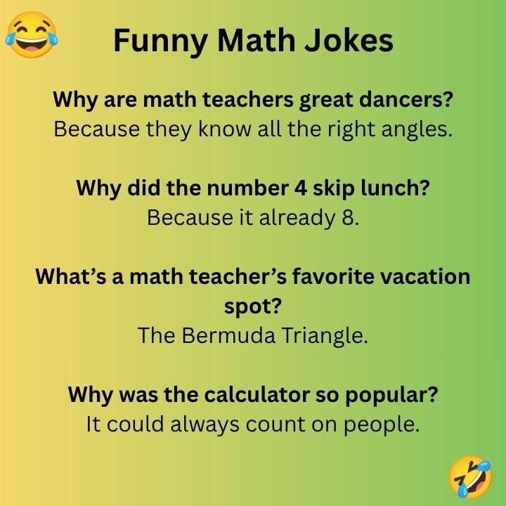 Funny Math Jokes