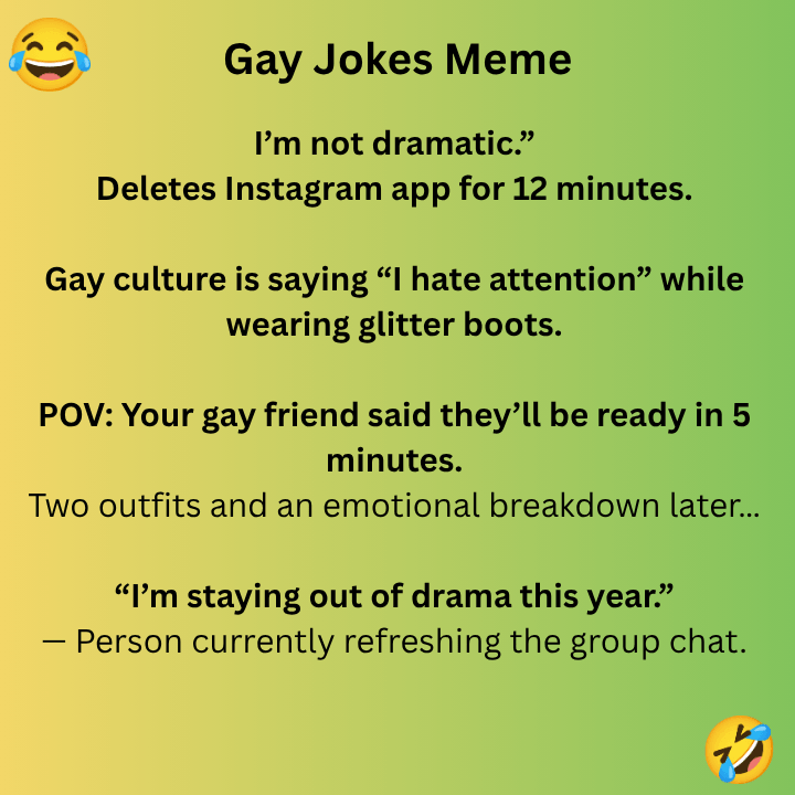 Gay Jokes Meme