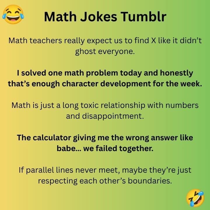 Math Jokes Tumblr