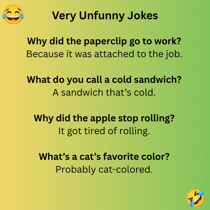 Very Unfunny Jokes